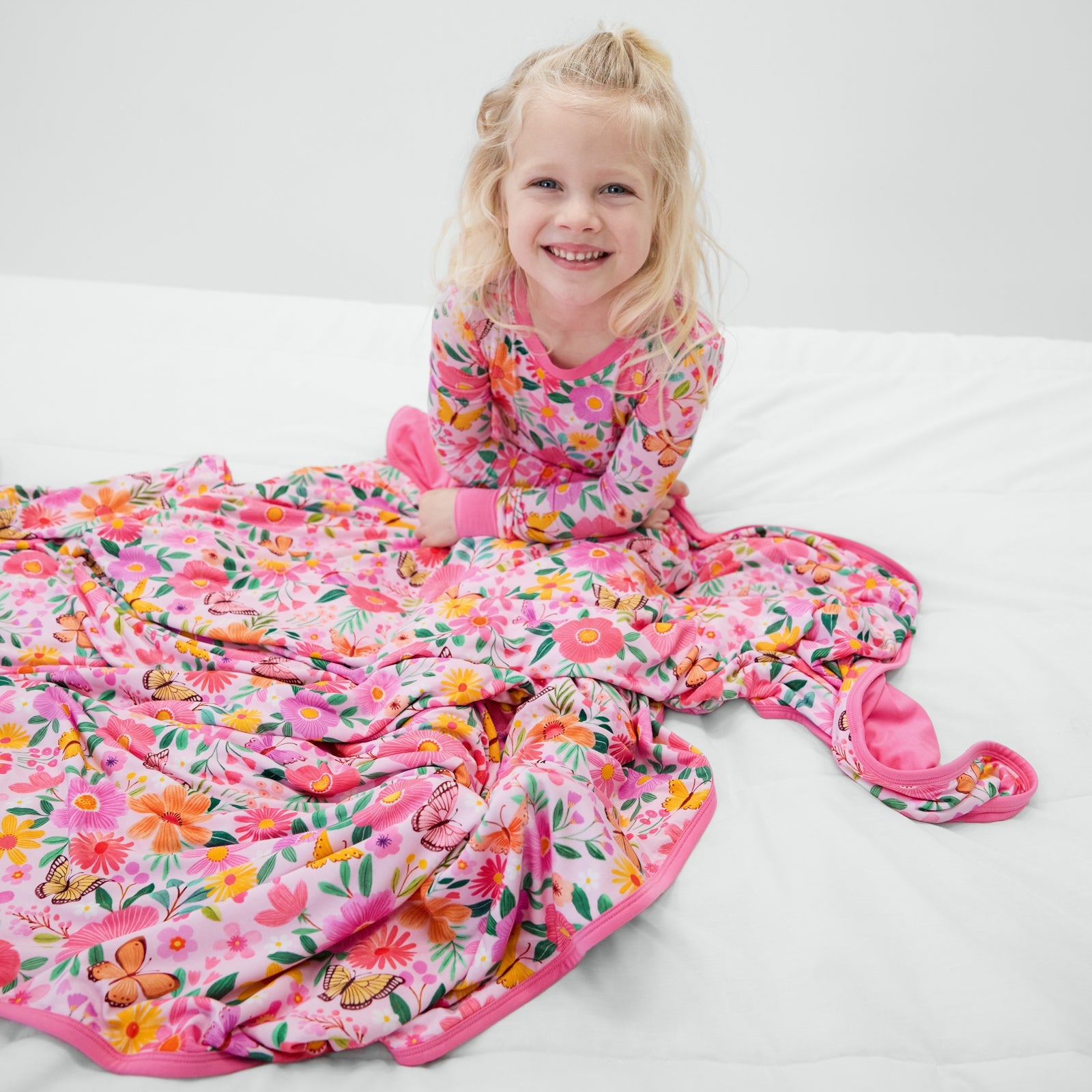 Butterfly Blooms Large Cloud Blanket®