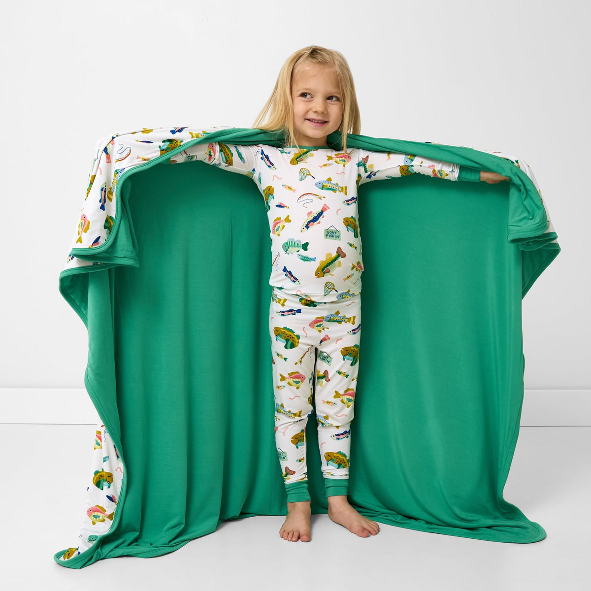 Gone Fishin' Large Cloud Blanket®
