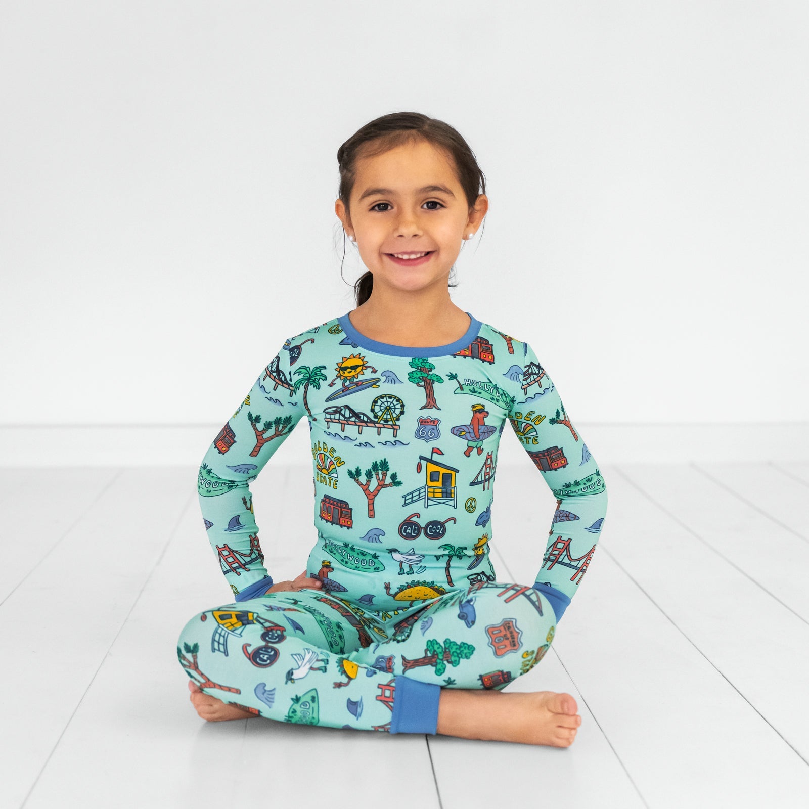 Golden State Two-Piece Pajama Set