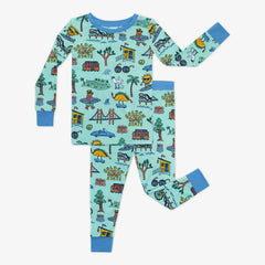 Golden State Two-Piece Pajama Set