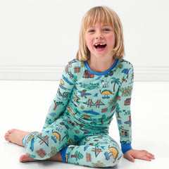 Golden State Two-Piece Pajama Set