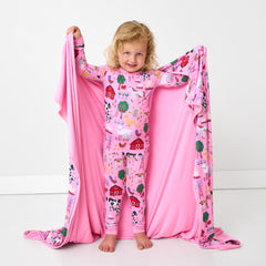 Pink Farm Fam Large Cloud Blanket¨