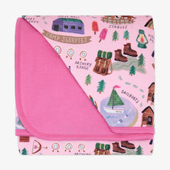 Pink Camp Sleepies Large Cloud Blanket®