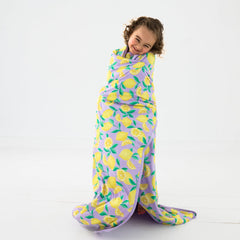 Lavender Sunny Citrus Large Cloud Blanket®
