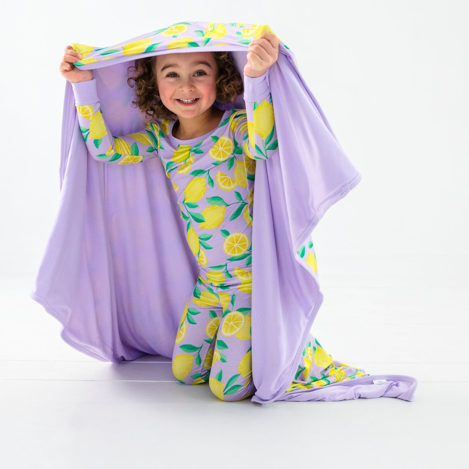 Lavender Sunny Citrus Large Cloud Blanket®
