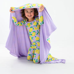 Lavender Sunny Citrus Large Cloud Blanket®
