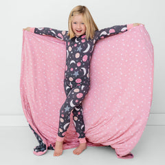 Pink To the Moon & Back Large Cloud Blanket®