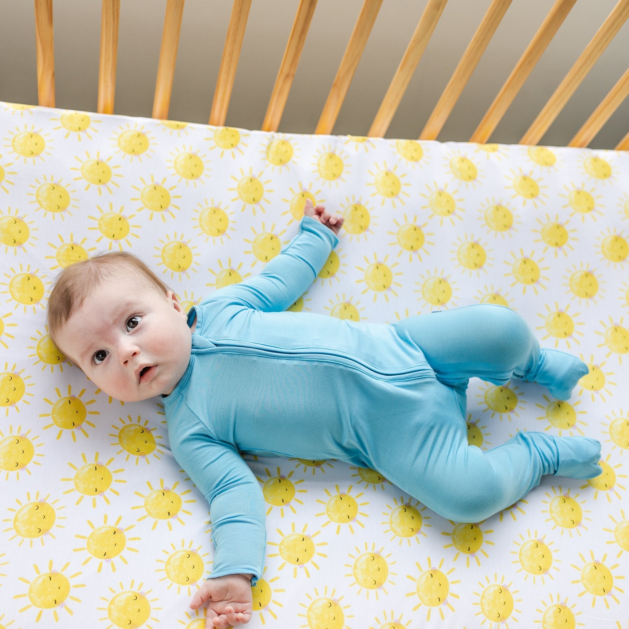 Sunshine Fitted Crib Sheet