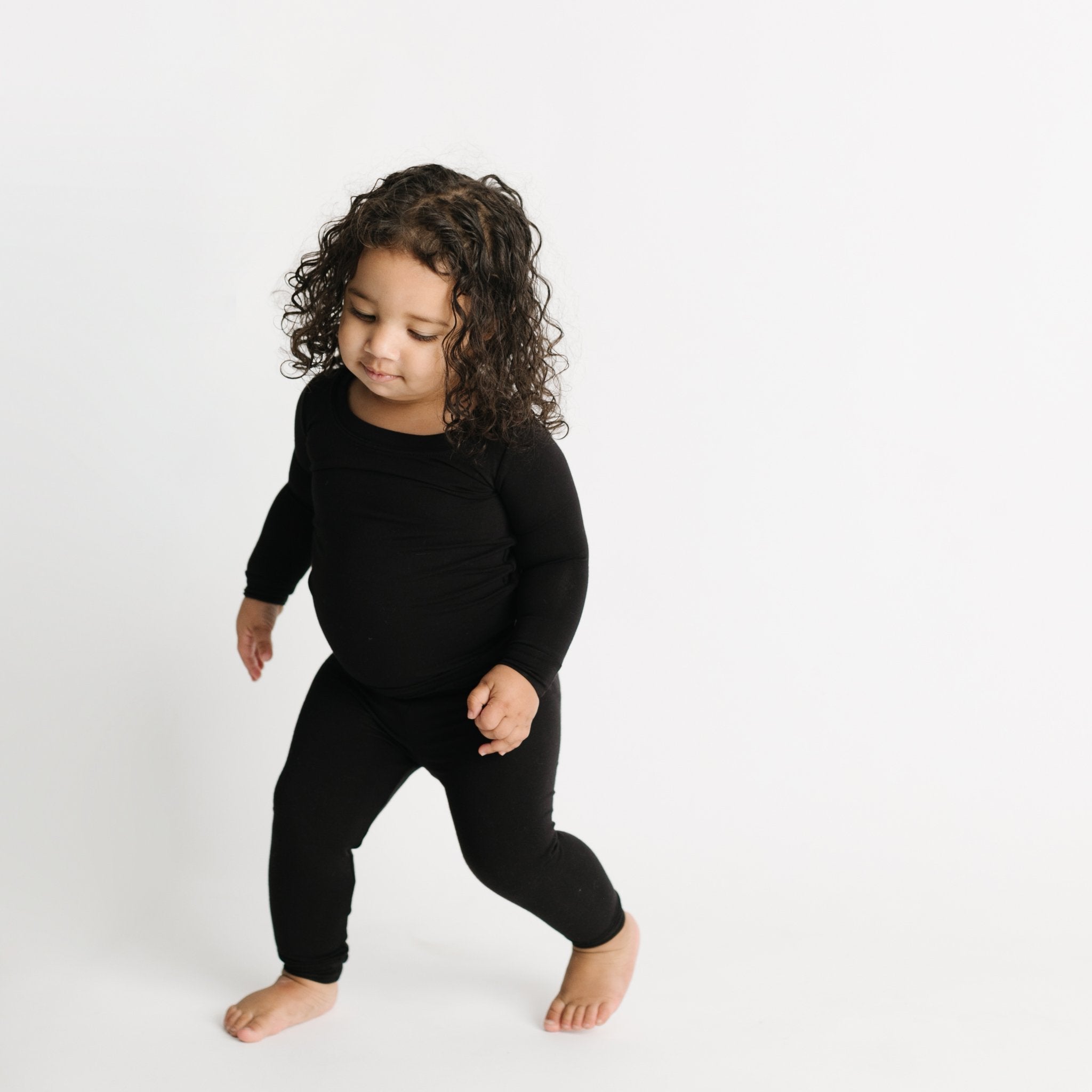 Black Two-Piece Pajama Set