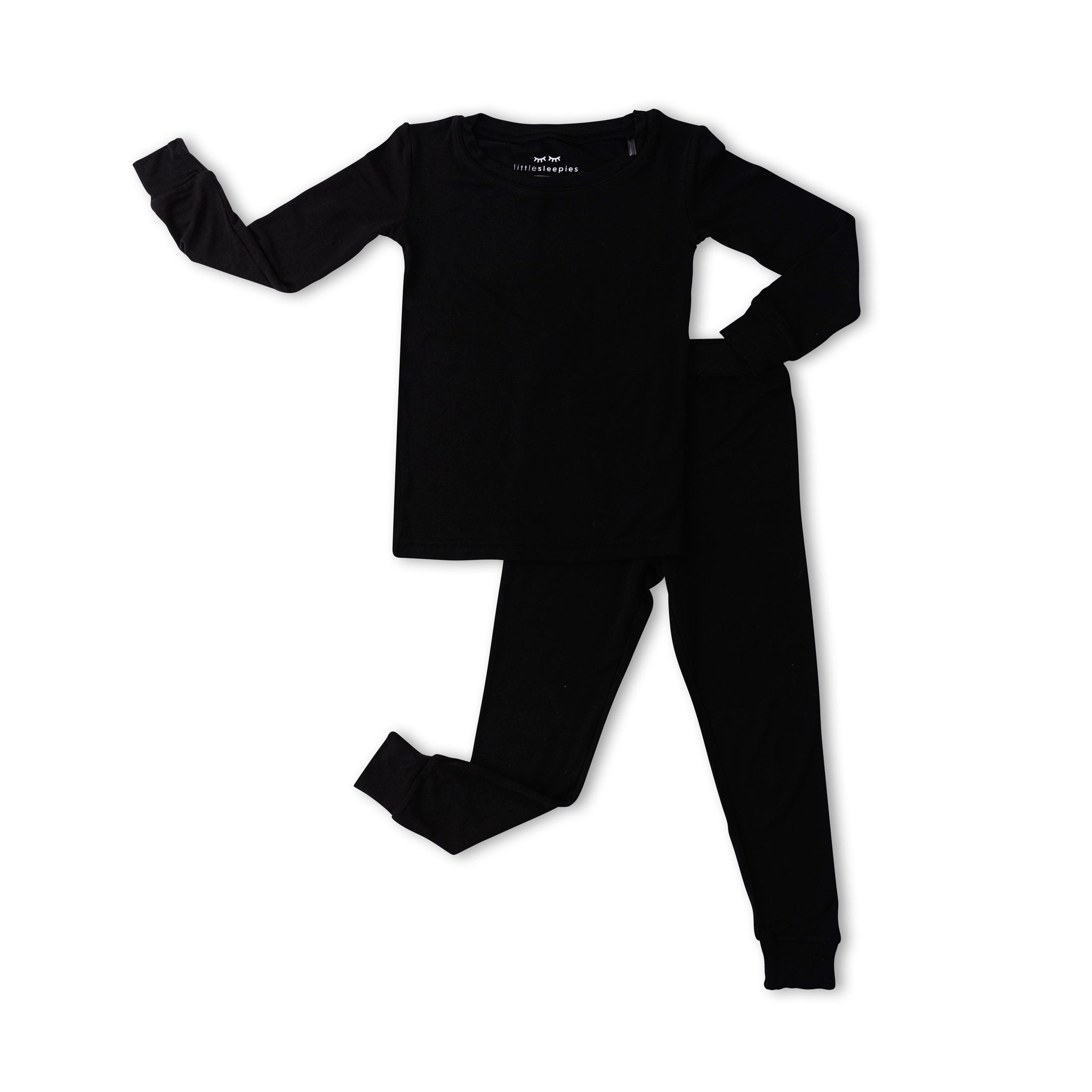 Black Two-Piece Pajama Set