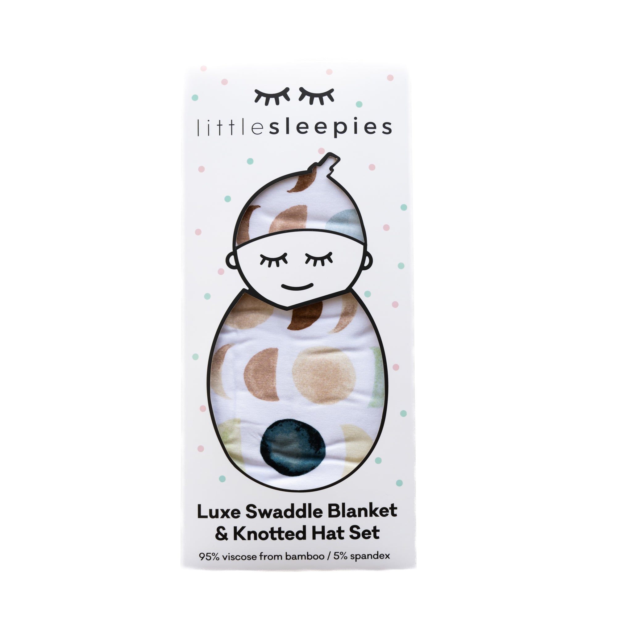 Luna Neutral Swaddle & Hat Set