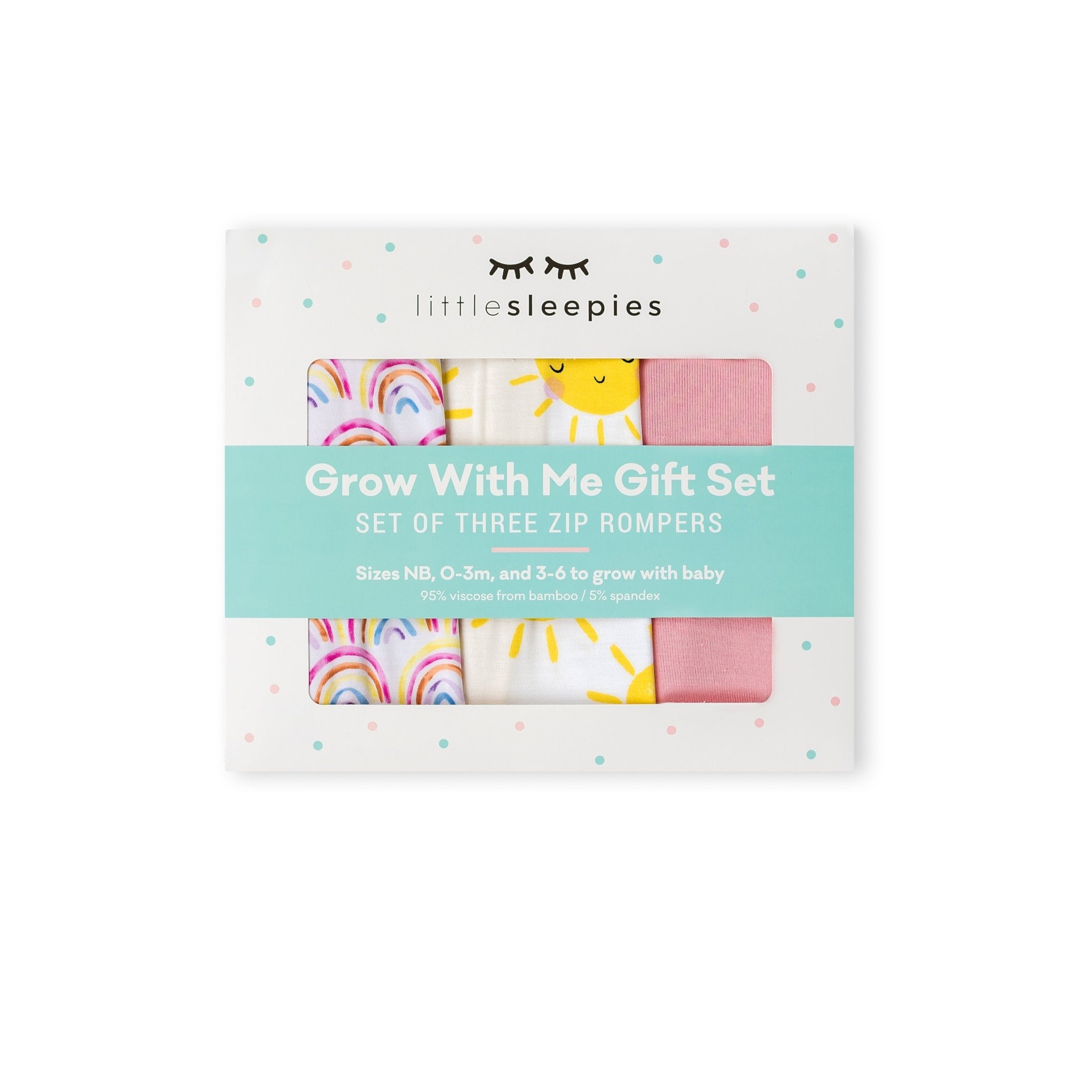 Pastel Rainbows, Bubblegum & Sunshine Zippy Grow With Me Gift Box